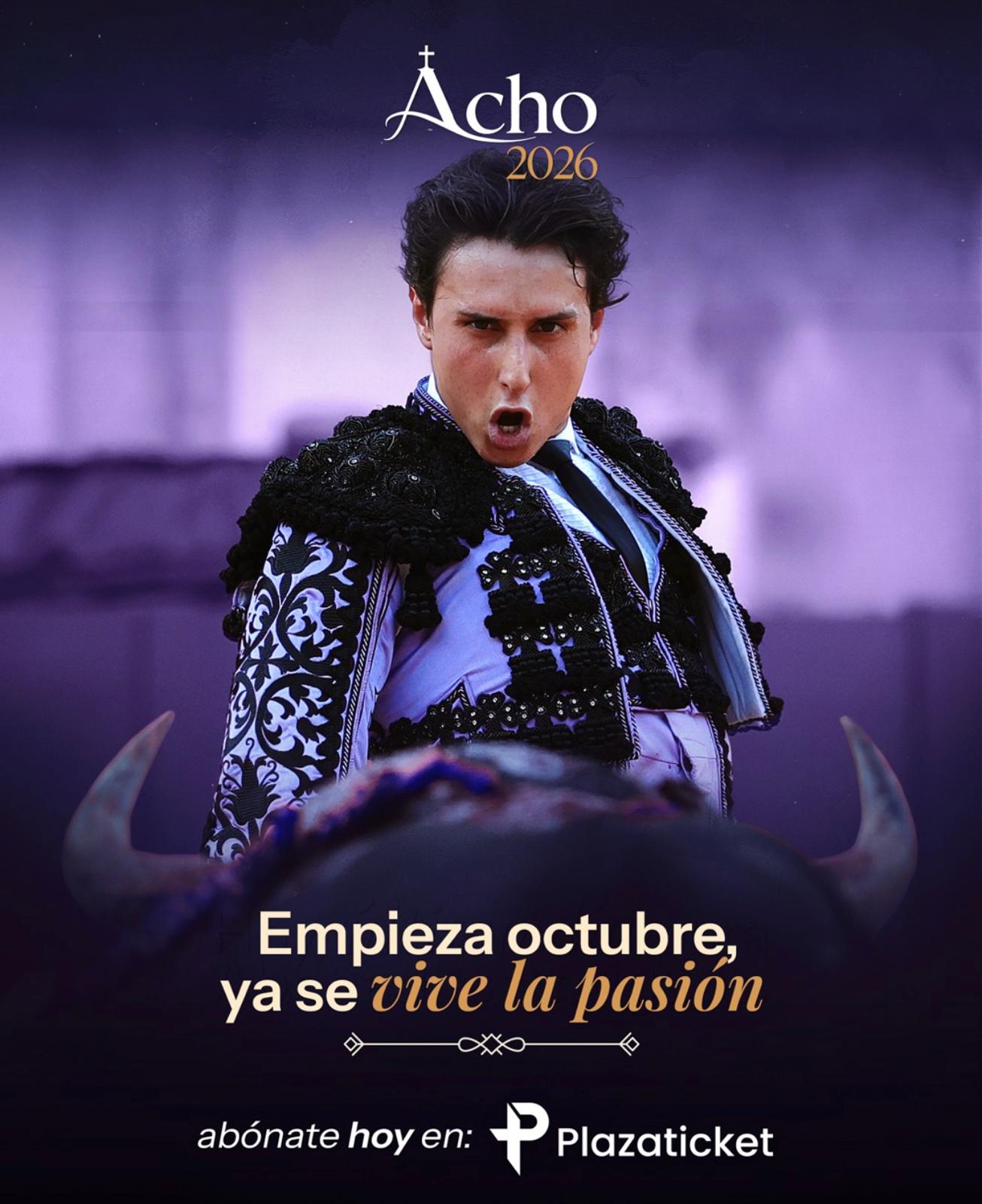 Acho 2026 · Empieza octubre, ya se vive la pasión