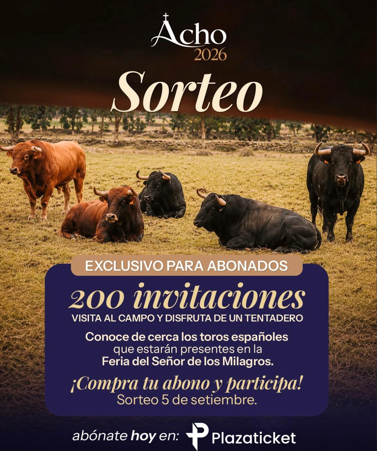 Sorteo exclusivo para abonados: 200 invitaciones